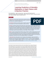 Machine Learning Prediction of Mortality and Hospitalization in Heart Failure