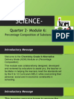 Percentage Composition Module