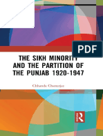 Chhanda Chatterjee - The Sikh Minority and The Partition of The Punjab, 1920-1947-Routledge (2019)