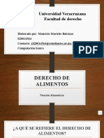 Derecho de Alimentos