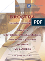 2022 2023 Brosura Admitere Inv Liceal Profesional & Dual de Stat & Privat