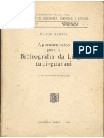 Ayrosa - 1954 - Apontamentos para A Bibliografia Da Língua Tup1-Guaran1