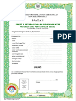 Format Ijazah Paket C Ips 2016 3 PDF Free