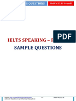 MrBi - S IELTS Overall - IELTS Speaking Questions