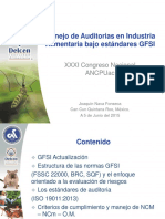 Delcen Ancpuac Auditorias en Industria Alimentaria Bajo Estandares GFSI Jun 2015