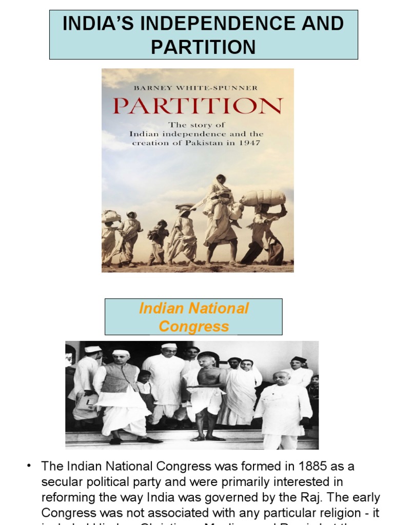 India's Independence and Partition Overview | PDF | Partition Of India ...