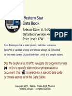 Wester Star 4800 4900 Data Book
