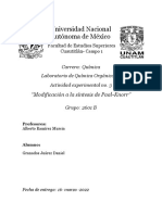 Investigación Previa - Modificación de La Síntesis de Paal-Knorr para La Obtención de Pirroles