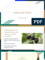 haiku tanka