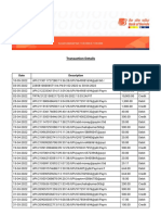 Transaction Details: Date Description Amount Type