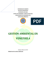 GESTION AMBIENTAL VENEZOLANA