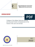 Factors Leading to the Collapse of Afghan Forces