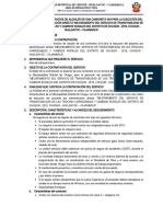 Requerimiento de Contratacion de Camioneta - Obras