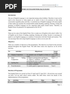 Script for the Opening Ceremony of English Week  English 