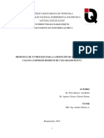 Propuesta de Un Proceso para La Obtencic393n de Carbonato de Calcio A Partir de Residuos de Cc381scaras de Huevo