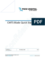 CMTS Blade Setup Notes Rev - A