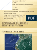 Experiencia de Diseño Sismo Resistente en Colombia