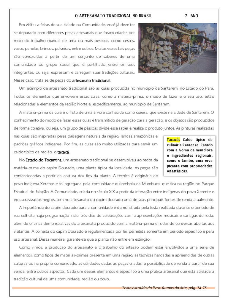 O Artesanato Tradicional No Brasil | PDF