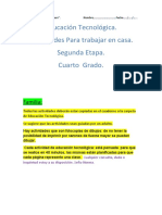 Actividades para Realizar Encasa Cuarto Grado