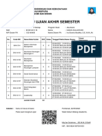 Kartu Ujian Akhir Semester - B1031201118