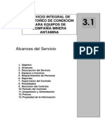 Alcances Del Servicio: Servicio Integral de Monitoreo de Condicion para Equipos de Compañía Minera Antamina