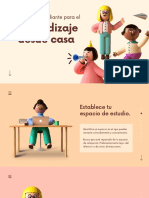 Colorido 3D Ilustrado Aprendizaje A Distancia Eventos e Intereses Especiales Presentación