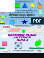 Grado 8 Clase 5 Guia 5 Segundo Periodo Docente Bernardo Cañon Salazar Colegio L.F.O. I.E.D. Junio 3 de 2021