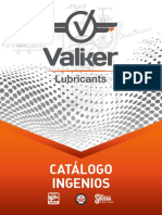 Catálogo de lubricantes para ingenios azucareros