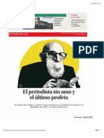 El Periodista Sin Amo y El Último Profeta. León Felipe y Jacinto Toryho, Dos Escritores Olvidados