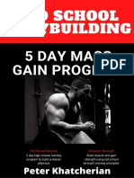 5 days old school mass gain program by pete khatcherian