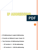 IP Addressing - Logical Addressing at Network Layer