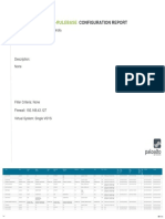 Policies Security-Rulebase: Configuration Report