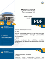 Mekanika Tanah Pertemuan 10