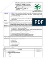 Sop Penatalaksanaan Diet Diabetes Militus (DM)