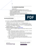 Quadratic Equations Solver