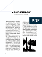 Land Piracy: Private Appropriation Public