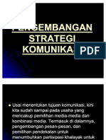 Pengembangan Strategi Komunikasi