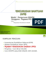 Manual Pengguna APB - Modul Pengurusan KWAPM (Pegawai PPD - Tiada Modul Pengesahan)