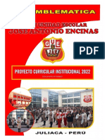 Proyecto Curricular Institucional GUE JAE 2022 - Rpr.