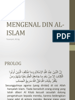 Mengenal Din Al-Islam(1)