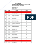 Daftar Hadir Iain 2022