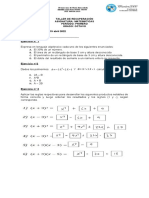 Taller de Recuperación 8° (Mat)