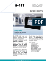 Delem: Compact and Versatile Touch CNC Control For Conventional Press Brakes