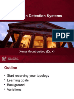 Intrusion Detection Systems: Xenia Mountrouidou (Dr. X)