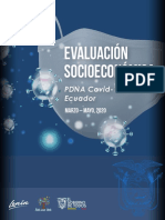 Evaluación socioeconómica PDNA Covid-19 Ecuador marzo-mayo 2020
