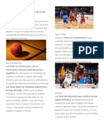 Fintas en El Baloncesto