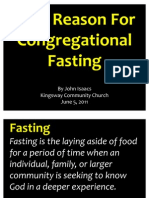 06-05-2011 Best Reason for Congregational Fasting