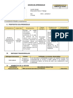 SESIÓN DE APRENDIZAJ #1 - 5° Grado - I EDA