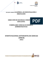 Formulario Administración Financiera