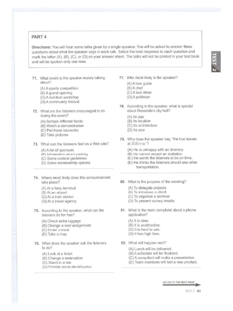 Test 2 - LC - P4 | PDF